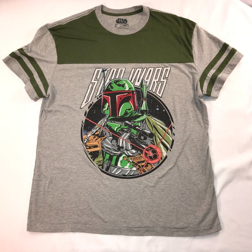 Star Wars Men's T Shirt Boba Fett Bounty Hunter